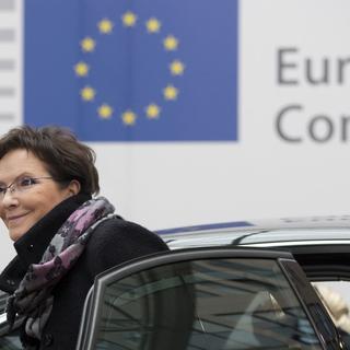 La Premier ministre de la Pologne, Ewa Kopacz. [(AP Photo/Virginia Mayo]