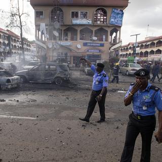 L'attentat a eu lieu dans un centre commercial situé dans le coeur de la ville d'Abuja. [Afolabi Sotunde]