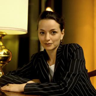 Portrait de l'auteure française Eliette Abécassis. [Effigie / Leemage / AFP]