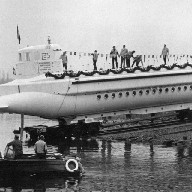 Le mésoscaphe "Auguste Piccard", l'une des attractions phares de l'Expo 64.