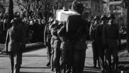 Obsèques du général Guisan, 1960. [RTS]