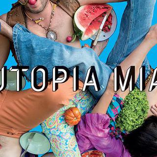 Affiche du spectacle de la Compagnie Philippe Saire "Utopia Mia". [theatresevelin36.ch]