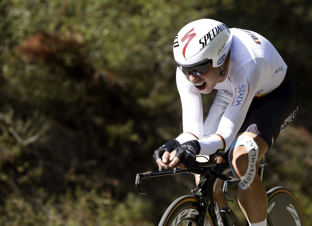 Intraitable sur le chrono cette saison, Tony Martin a trouvé son maître en Espagne. [Keystone - Javier Lizon]