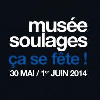 L'affiche pour l'inauguration du musée Soulages. [http://musee-soulages.grand-rodez.com/]