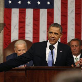 Le président américain Barack Obama. [EPA/Keystone - Larry Downing]