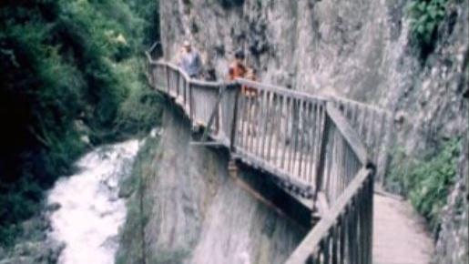 Les gorges du Durnand, dans le canton du Valais. [RTS]