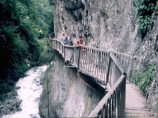 Les gorges du Durnand, dans le canton du Valais. [RTS]