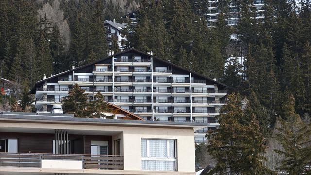 A Crans-Montana, les résidences secondaires sont occupées en moyenne 35 à 40 jours par année. [Gaëtan Bally]