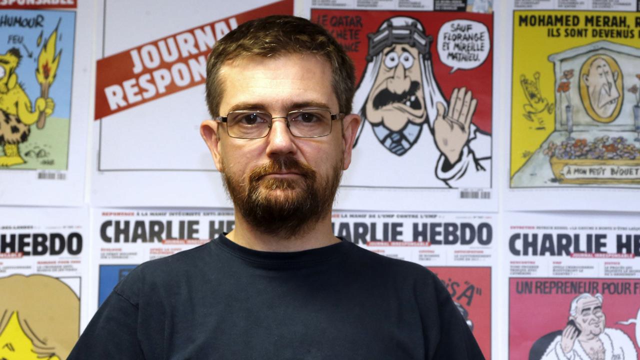 Charb, directeur du journal satirique Charlie Hebdo. [François Guillot]