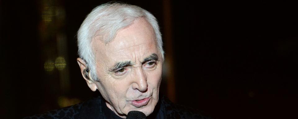 Le chanteur Charles Aznavour lors d'un concert à Moscou en mars 2014. [AFP - Vladimir Astapkovich / RIA Novosti]