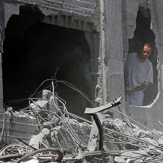 Au 50e jour de l'opération "bordure protectrice", l'annonce d'un cessez-le-feu permanent pourrait redonner espoir aux habitants de Gaza. [Mohammed Saber]