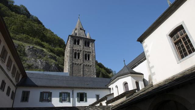 L'abbaye de St-Maurice (VS) a été fondée il y a 1500 ans. [Jean-Christophe Bott]