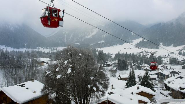 La station vaudoise des Diablerets. [Keystone - Jean-Christophe Bott]