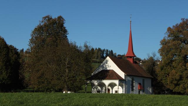 La chapelle construite à la fin du XVe siècle en souvenir de la bataille de Sempach. [RTS - Michelle Bulloch]