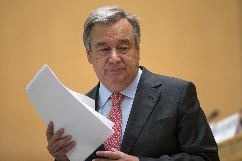 Antonio Guterres, Haut-commissaire de l'ONU pour les réfugiés. [Salvatore Di Nolfi]