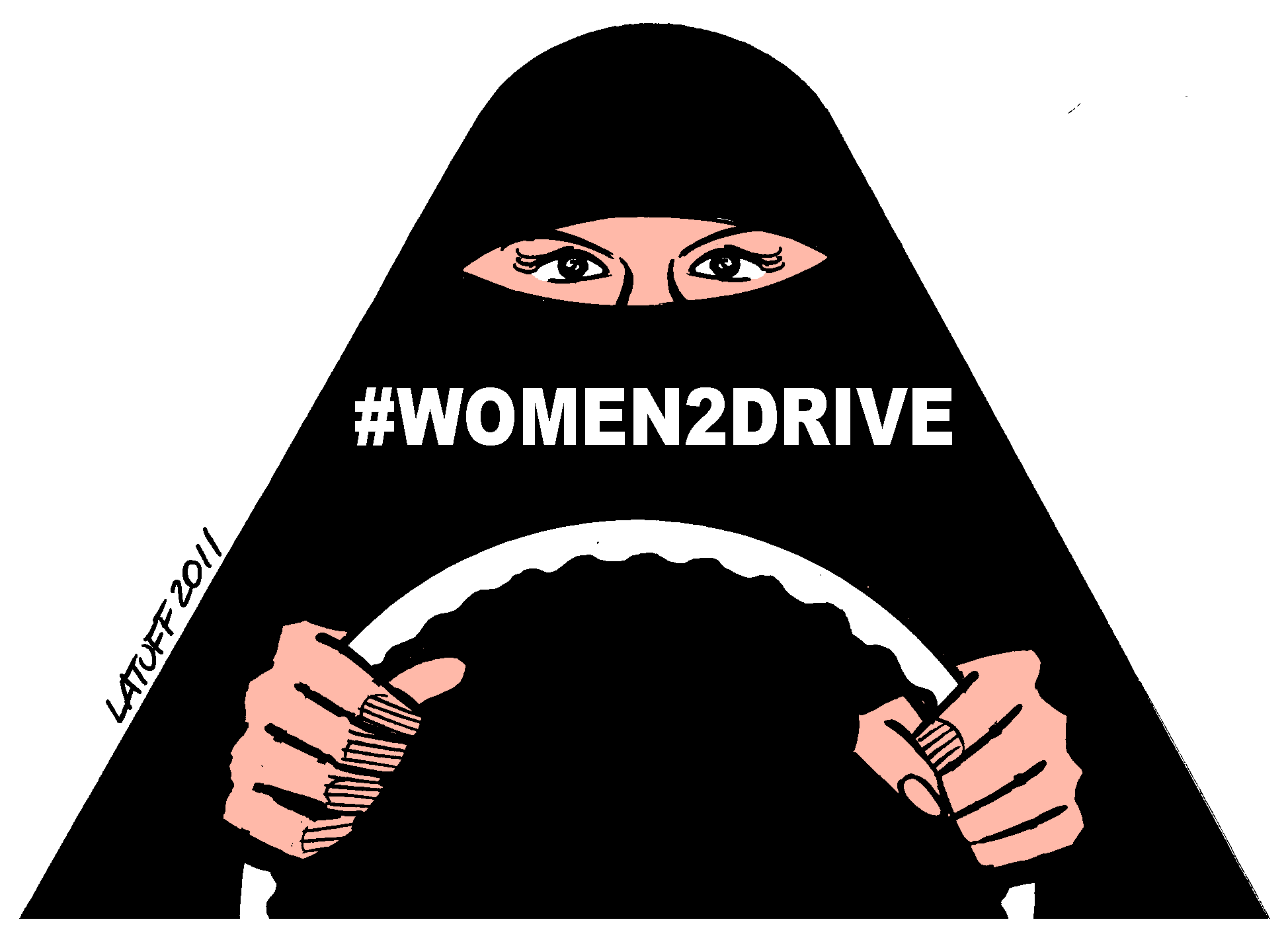 Logo de la campagne #Women2drive.