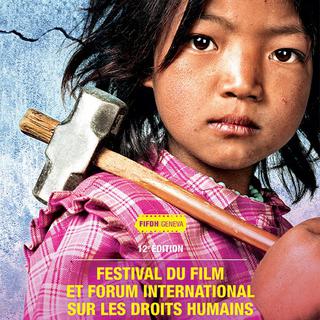 L'affiche de la 12e édition du FIFDH, du 7 au 16 mars 2014, à Genève. [facebook.com/droits.humains]