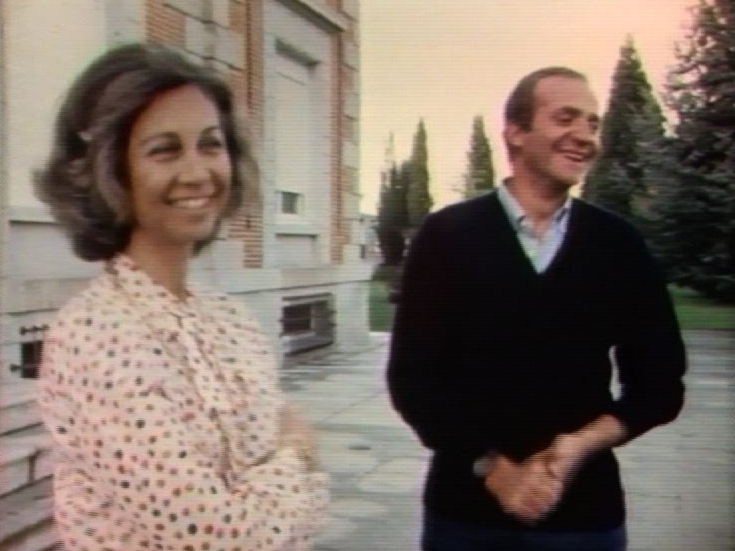 Juan Carlos et son épouse Sofie en 1979. [RTS]