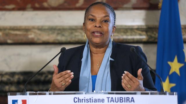 La ministre de la Justice Christiane Taubira a été visée par plusieurs attaques racistes l'an dernier.