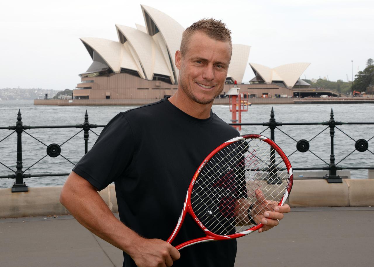 Hewitt attend "Rodge" de pied ferme à Sydney. [AFP - Saeed Khan]