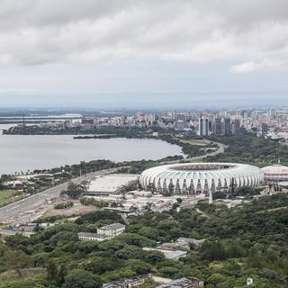 Porto Alegre est la ville brésilienne hôte de la Coupe du monde la plus au sud du Brésil. [AP Photo/Portal da Copa, Gabriel Heusi]