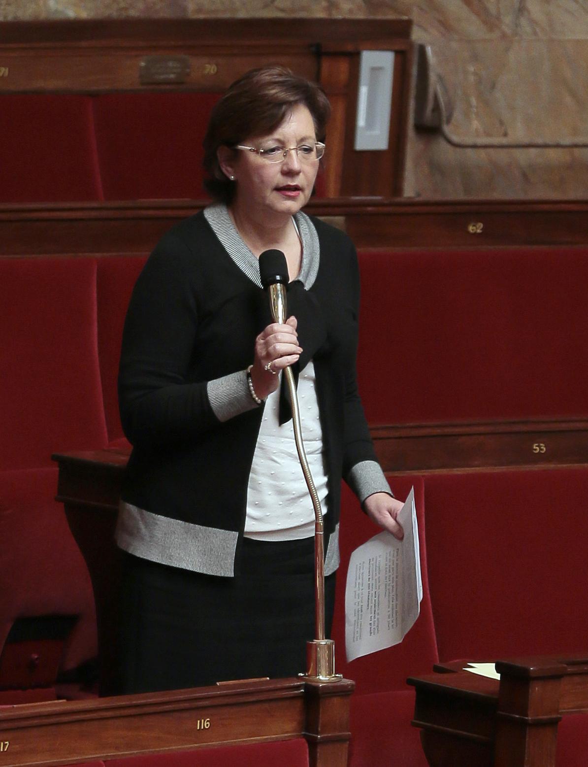 Claudine Schmid, députée des Français de Suisse à l'Assemblée nationale, est confrontée aux Franco-Suisses souhaitant se séparer de leur passeport français. [AFP - JACQUES DEMARTHON]