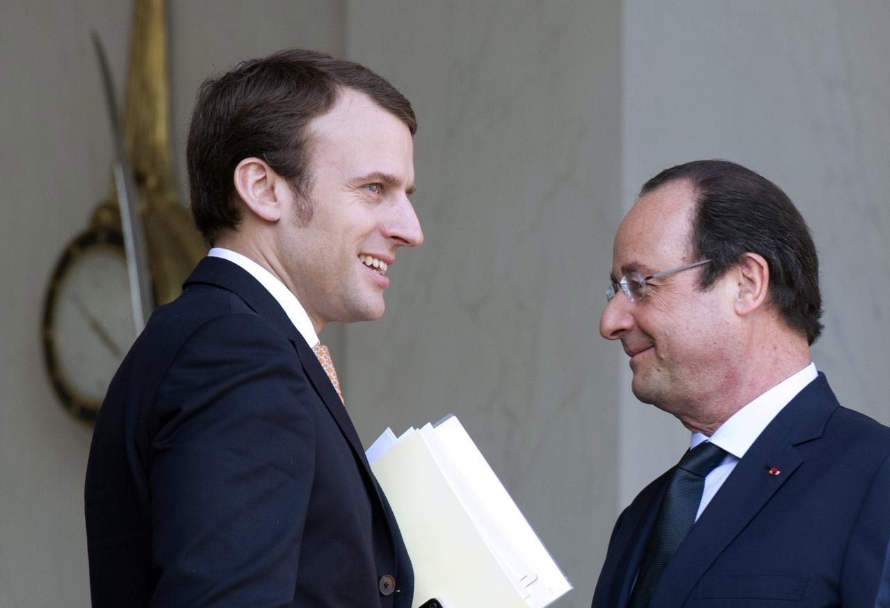 L'ex-conseiller économique de François Hollande Emmanuel Macron fait son entrée au gouvernement. [ALAIN JOCARD]