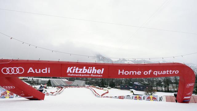 La météo continue de faire des siennes à Kitzbühel. [Hans Klaus Techt]