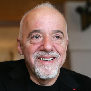L'auteur brésilien Paulo Coelho au World Economic Forum en 2007. [Pierre Verdy]