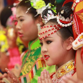 Le Nouvel-An chinois a été célébré avec faste à Bangkok. [Bangkok Post Photo/AFP - Somchai Poomlard]