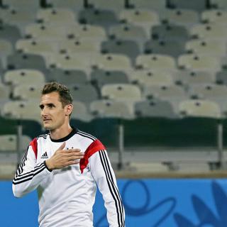 Miroslav Klose, meilleur buteur de l'histoire de la Coupe du monde. [EPA/Keystone - Dennis Sabangan]