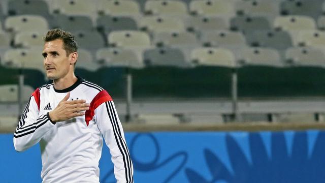 Miroslav Klose, meilleur buteur de l'histoire de la Coupe du monde. [EPA/Keystone - Dennis Sabangan]