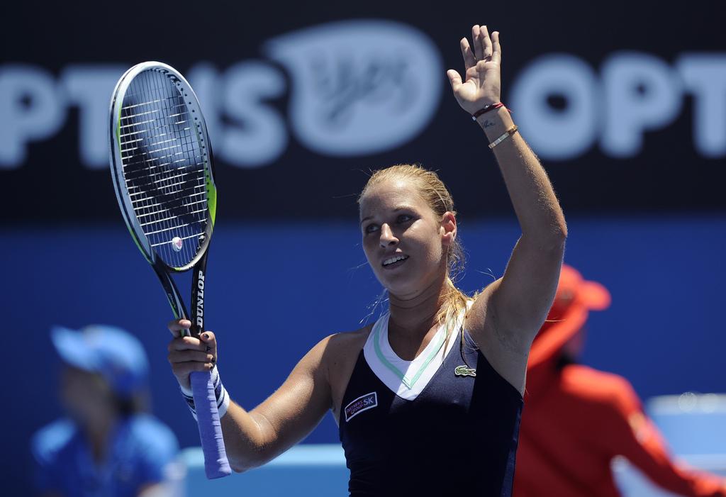 Au prochain tour, c'est Cibulkova qui se dressera sur la route de l'Argovienne. [KEYSTONE - Andrew Brownbill]