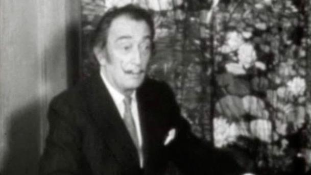 Le peintre Salvador Dali interviewé en 1970. [RTS]