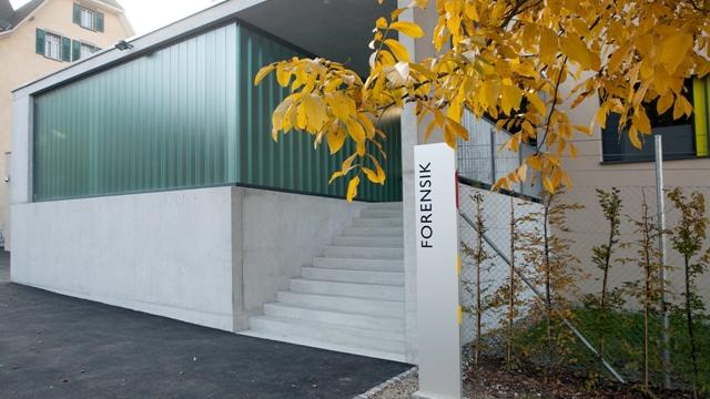 L'entrée de l'unité médico-légale des services psychiatriques universitaires de Berne. [www.upd.gef.be.ch]