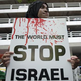 Les manifestations contre Israël s'intensifient à travers le monde. [Nicolas Asfouri]