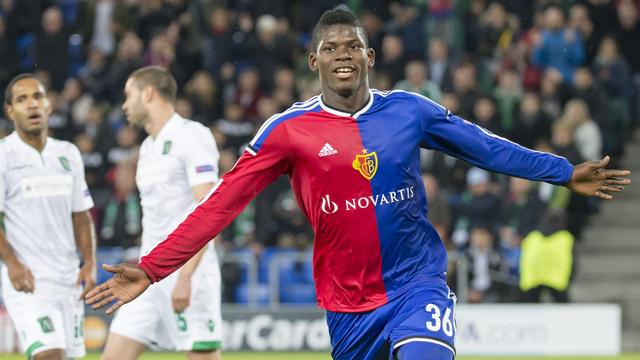 Arrivé en Suisse à six ans, Breel Embolo défendra les couleurs de son pays d'adoption. [Patrick Straub]