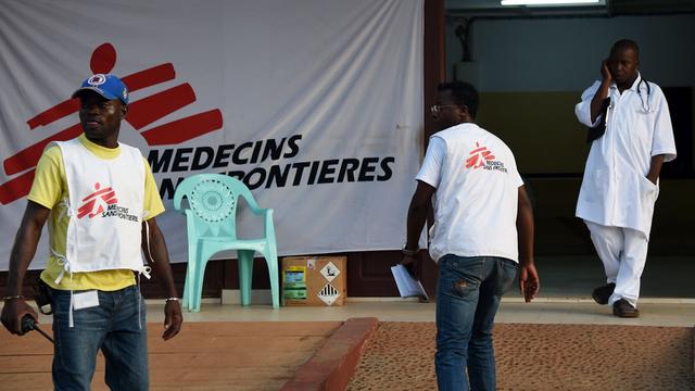 Des membres de Médecins sans frontières à Bangui, la capitale de Centrafrique. [Issouf Sanogo]