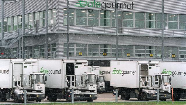 Le bâtiment de Gate Gourmet à l'aéroport de Zurich-Kloten. [Martin Ruetschi]