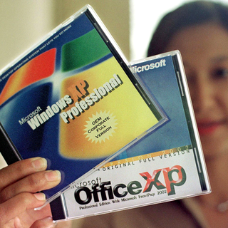 Windows XP avait été lancée en 2001. [Ahmad Yusni]