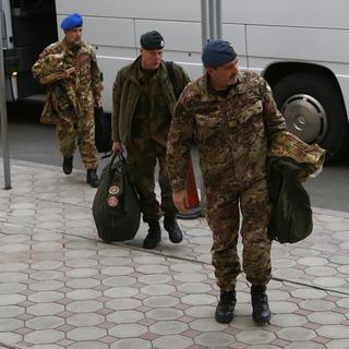 L'OSCE sera chargée d'aider les autorités ukrainiennes à mettre en œuvre les mesures décidées à Genève. [AP Photo/Sergei Grits]