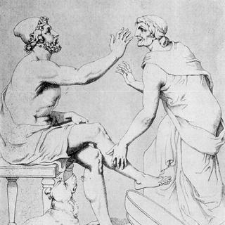 Ulysse et Euryclée, par Christian Gottlob Heyne. [DP]