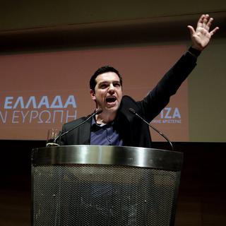 Alexis Tsipras: né le 28 juillet 1974 à Athènes, en Grèce. Il est le candidat du Parti de la gauche européenne. [Simela Pantzartzi]