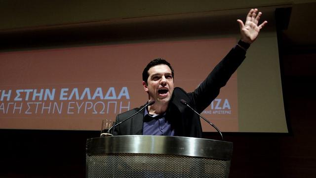 Alexis Tsipras: né le 28 juillet 1974 à Athènes, en Grèce. Il est le candidat du Parti de la gauche européenne. [Simela Pantzartzi]