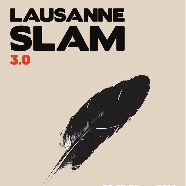 Affiche de Lausanne Slam 3.0. [lausanneslam.ch]