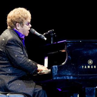 Elton John, célèbre "piano hero", est au programme du Paléo 2014. [Alessandro Della Bella]