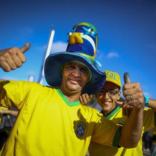 La ferveur des Brésiliens pour la Coupe du monde dépendra certainement des résultats de la Seleçao. [EPA/Diego Azubel]