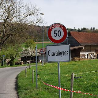 L'entrée du village de Clavaleyres. [CC-BY-SA - Dietrich Michael Weidmann]
