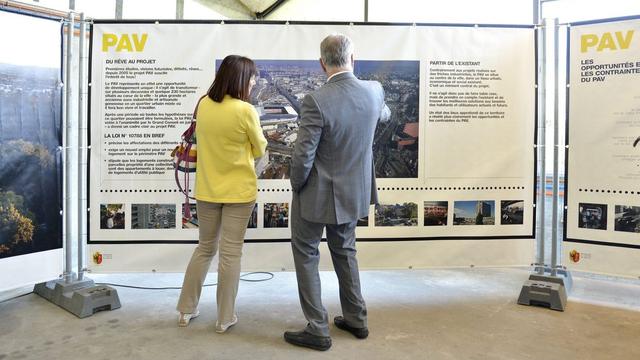 Le futur quartier avait fait l'objet d'une exposition publique l'été dernier. [Christophe Brun]