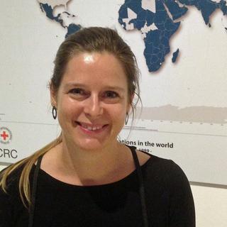 Iris Meierhans est l'un des commissaires de l'exposition "Humaniser la guerre?" au Musée Rath à Genève.